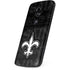 NFL New Orleans Saints Black & White Moto E5 Play Skin